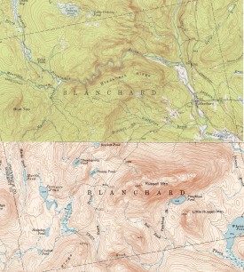 1950/51 Topographic Map of Blanchard