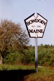 Sign: Bowdoin Maine EST 1788 (2002)