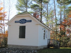 Old Bowdoin Town Office now the Historical Society (2010)