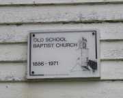Sign: Old School Baptist Church (2003)