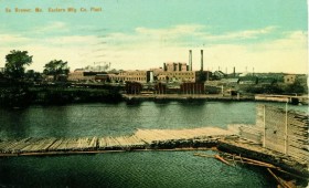 Eastern Manufacturing (postcard c. 1910), later Eastern Fine Paper Company