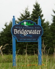 Sign: Welcome to Bridgewater