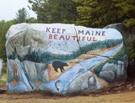 Painted Rock Near the South Park Entrance (1999)