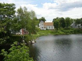 Along the Pond Near the Village