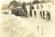 "After the drift was shoveled" near the Alfred Camp, 1934