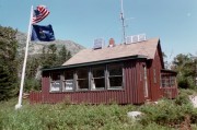 Photo: Ranger station at Chimney Pond (2001)