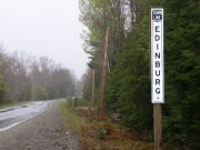 Sign: Town Line Edinburg (2005)