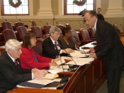 Secretary of State Dan Gwadosky coaches electors on their duties, 2004