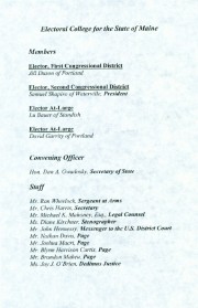 Program, 2004 Maine Electoral College, p. 2
