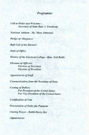Program, 2004 Maine Electoral College, p. 3