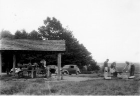 Picnicking in Jefferson (1930's) George French Collection, Maine State Archives