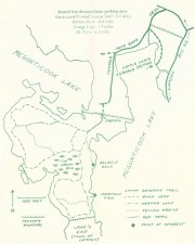 Map of Fernald's Neck Preserve (2003)