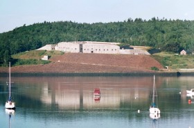 View of Fort Knox from Bucksport (2001)