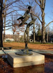 Sculpture in City Park in Memory of Dr. Gideon Stinson Palmer (2005)