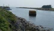 Dock on Allen Island; Lobster Traps on Float in Georges Harbor (2006)