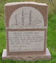 Monument to the Nellie Chapin Day expedition