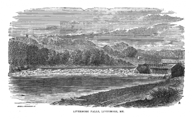 Livermore Falls from The Gazetteer of Maine