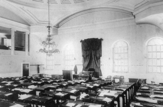 House Chambers, c. 1908, Maine State Archives