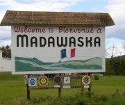 Sign: Welcome to Madawaska