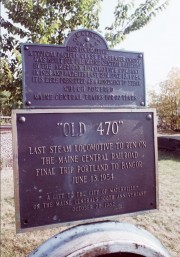 Plaque: "Old 470" (2001)