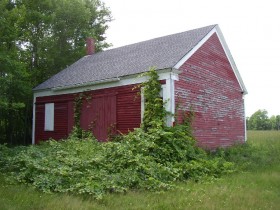 The Washington School House in East Mercer [now removed] (2003)