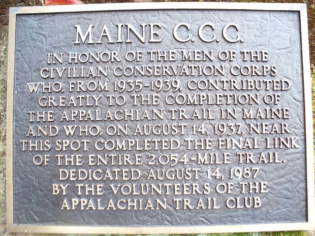 Plaque Commemorating the Completion of the Appalachian Trail in 1937 (2007)