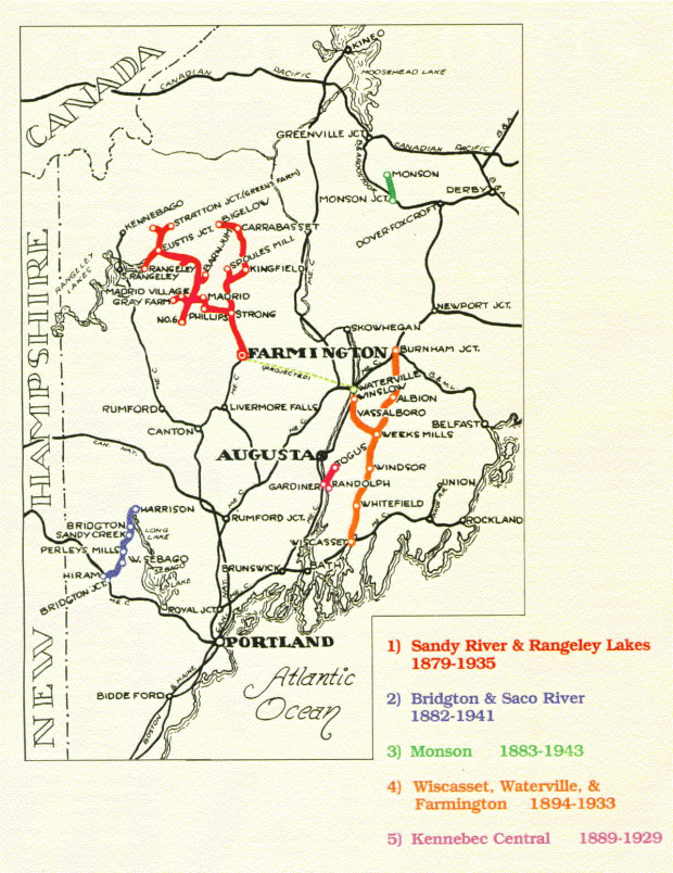 Narrow Gauge Railroad Map