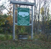 Umcolcus Sporting Camps Sign (2008)