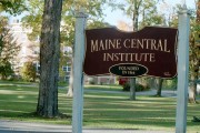 Sign: Maine Central Institute (2002)