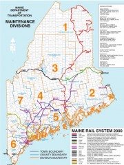 Maine Rail Map
