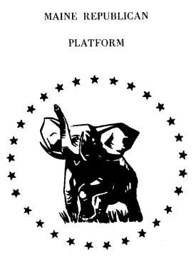 Logo on GOP 1970 Platform Pamphlet