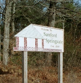 Sign: Welcome to Sanford and Springvale (2002)