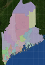 Maine Senate Districts for Elections 2004-2012
