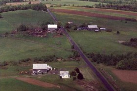 Potato (lower) and Dairy (upper left) Farms on the Golden Ridge Road (2001)