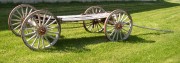 Horse-drawn Wagon Body on Display at a Farm in Smithfield (2003)
