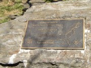 Plaque Outlining the "Appalachian National Scenic Trail"