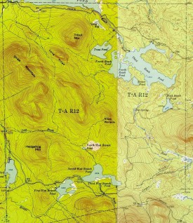 1952 TA R12 Topographic Map