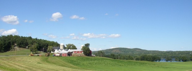 Farm on Route 235 on the shore of Seven Tree Pond (2003)