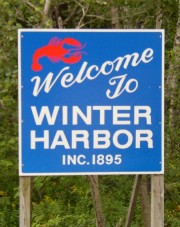 Sign: Welcome to Winter Harbor (2004)