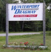 Sign: Winterport Dragway (2003)